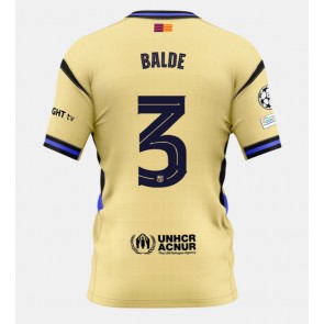 Lacne Muži Futbalové dres Barcelona Alejandro Balde #3 2025-26 Krátky Rukáv - Preč